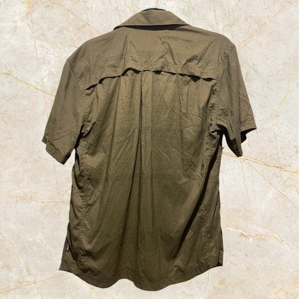 REI Sahara Shirt, Olive Green, Small, EUC - Picture 5 of 8